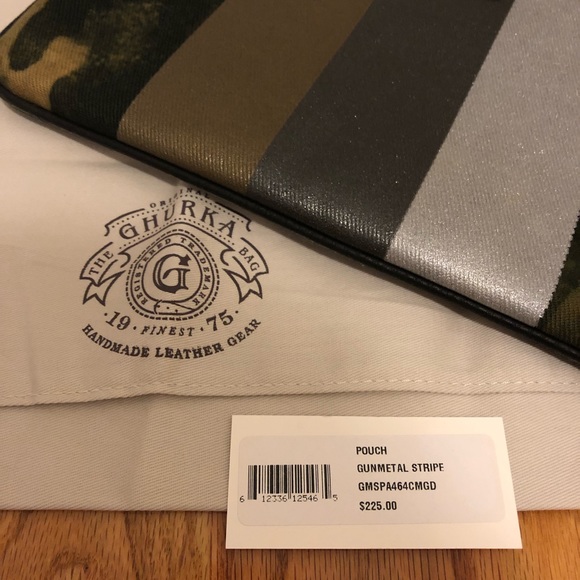 Ghurka Multicolor Striped Pouch - Picture 5 of 5